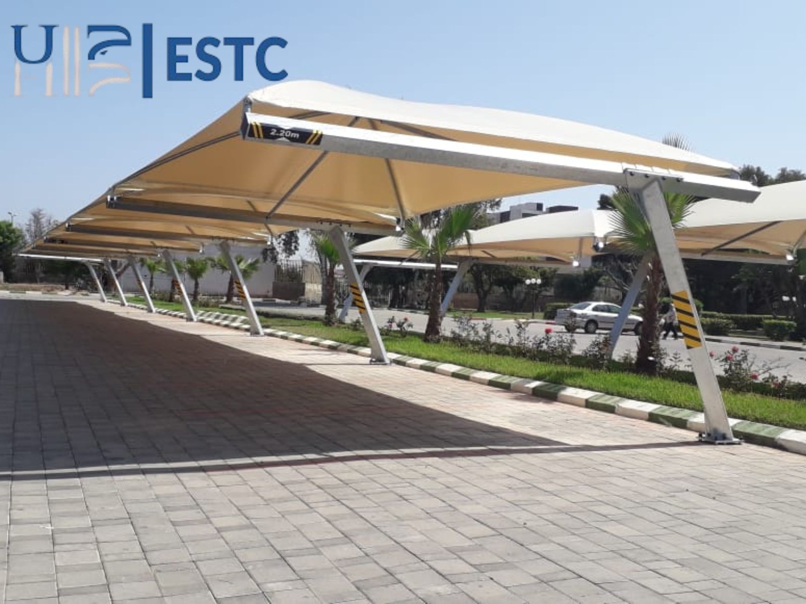 ESTC Casablanca — Couverture métallo-textile